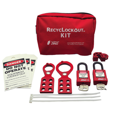 ZING RecycLockout Kit, 9 Components - 7119
