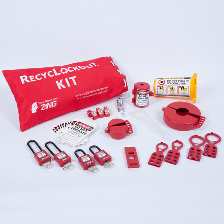 ZING RecycLockout Bag Kit, 35 Components - 7134