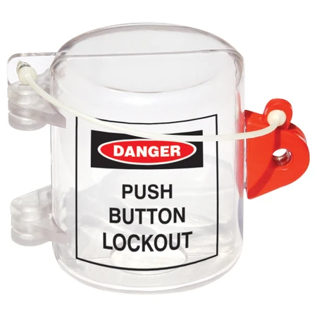 ZING Oversized Push Button Lockout - 7254