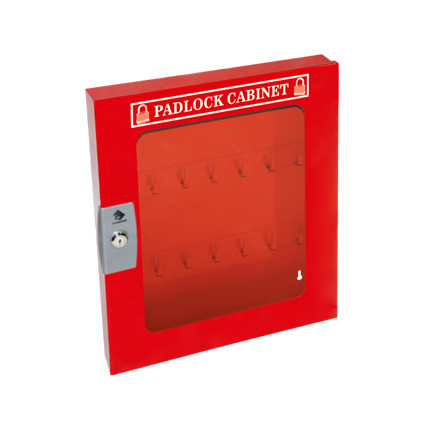 ZING Padlock Cabinet, 41 Padlock Capacity, Clear Door - 7336