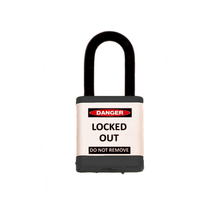 ZING 700 Series Padlock, Keyed Alike, 1.5" Shackle - 700KA-BLACK