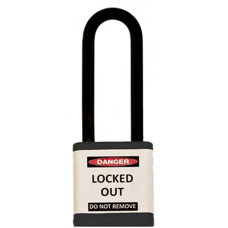 ZING 700 Series Padlock, Keyed Alike, 3" Shackle - 700KA-BLACK