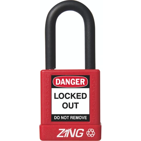 ZING RecycLock, Keyed Different, 1.5" Shackle - 7030