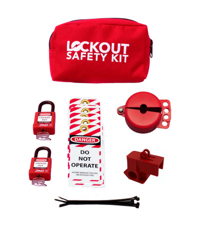 ZING Labatory Valve Lockout Kit, 10 Components - 7824