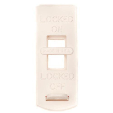 ZING RecycLockout Wall Switch Lockout - 6064-WHITE