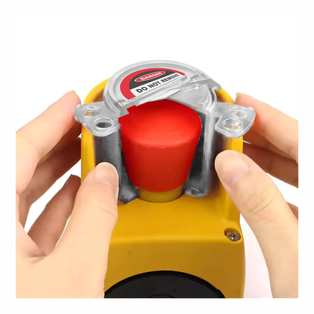 Emergency Stop Button Lockout, Shielded Buttons - #7663 - ZING