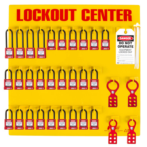 Lockout Station 28 Padlock Stocked