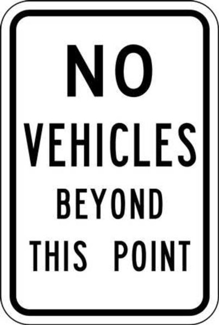 No Vehicles Beyond This Point