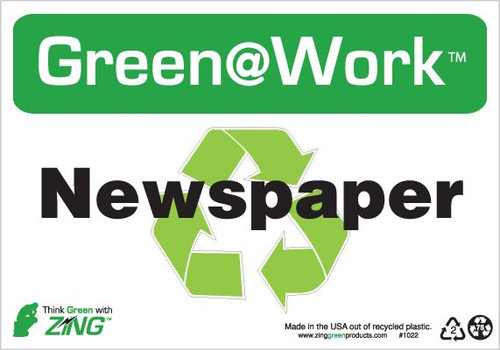 Newspaper, Recycle Symbol