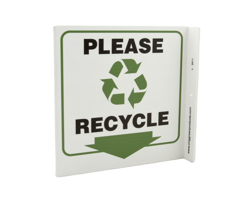 Eco Recycle L Sign, 7X7