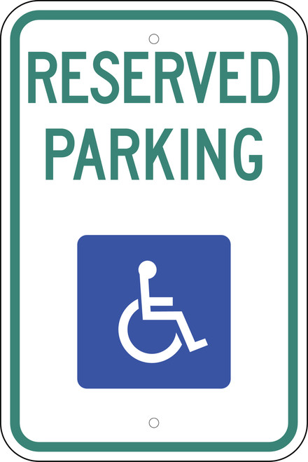 Eco Parking Sign, 24X18, EGP