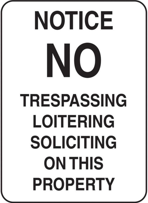 Eco Security Sign, 14X10