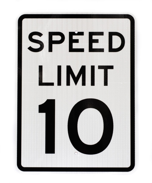 Speed Limit 10, EGP, Traffic Sign