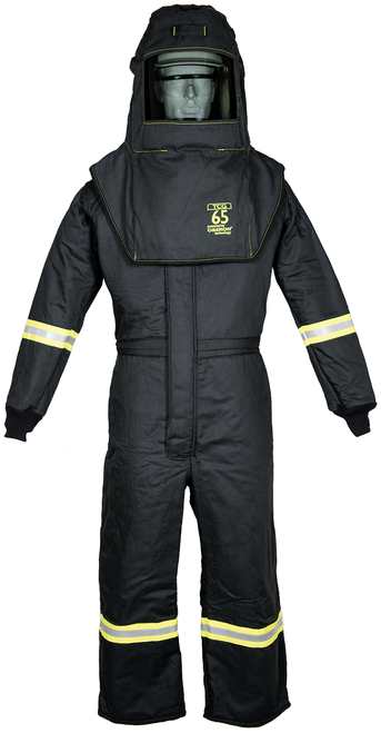 TCG65 Series Arc Flash Hood & Coverall Suit Set - Medium