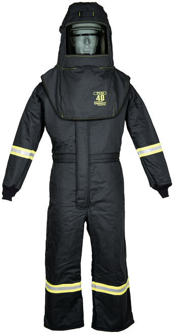 TCG40 Series Arc Flash Hood & Coverall Suit Set - 3X-Large