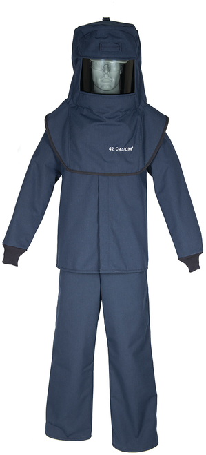 LNS4 Series Arc Flash Hood, Coat, & Bib Suit Set - 2X-Large