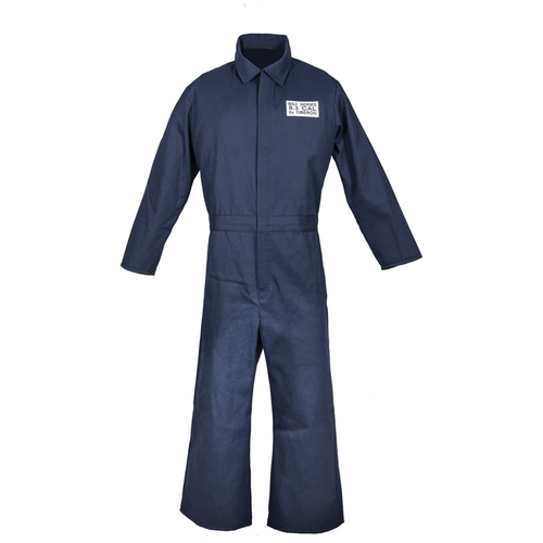 BSX Series Fire Resistant Treated Cotton 8 Calorie Arc Flash Coveralls - Medium