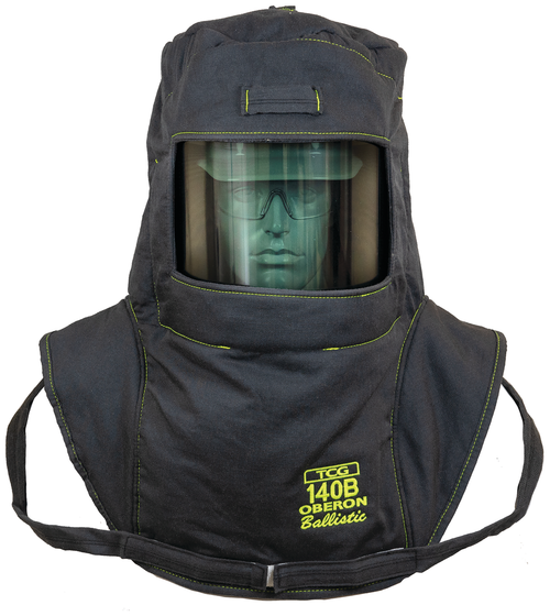 TCG140B Series Arc Flash Hood & Hard Cap +HVS