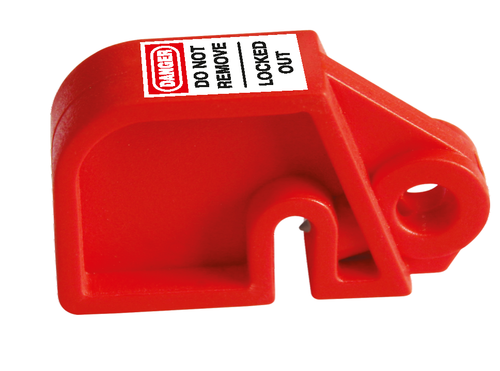 Fuse Holder Lockout Device, Red