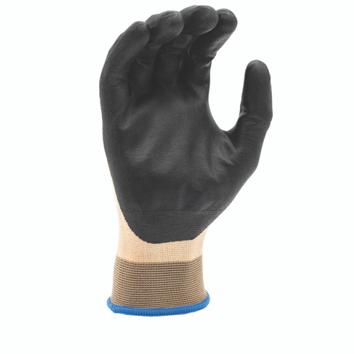 10-103F Z-Force General Purpose Glove, 15 Gauge Beige Bio-based Nylon & Spandex shell, Bio-based PPU Foam palm coated, Touchscreen