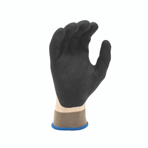 Z-Force General Purpose Glove, 15 Gauge Beige Bio-based Nylon & Spandex shell, Bio-based PPU Sandy palm coated, Touchscreen