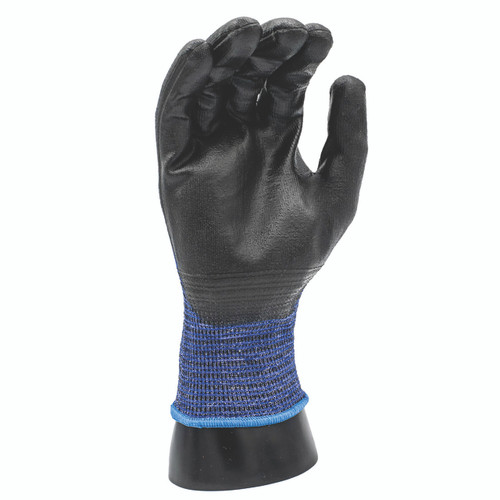 11-204 Z-Force Cut Glove, 18 Gauge ANSI A4 Royal Blue Biobased fiber/HPPE shell, Nitrile palm coating, Touchscreen
