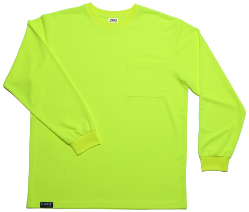 High Visibility Non-ANSI Long Sleeve Shirt | Recycled Polyester Mesh