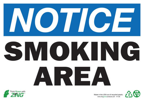NOTICE Smoking Area