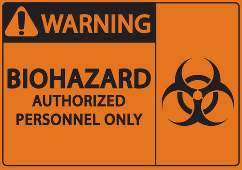 WARNING BIOHAZARD AUTHORIZED PERSONNEL ONLY
