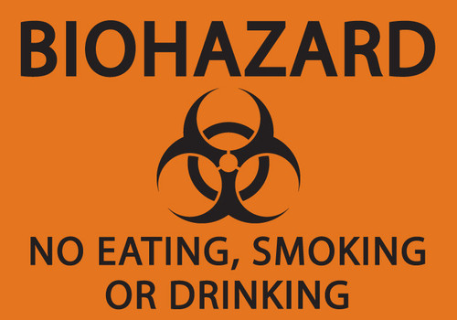 BIOHAZARD NO EATING, SMOKING OR DRINKING
