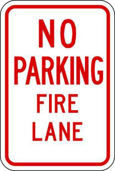 No Parking Fire Lane