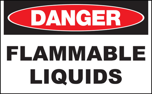 Danger Flammable Liquids Sign