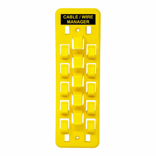 Safety Cable Wire Manager/Hanger, 10 PK Yellow 7707-YW