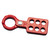 Lockout Tagout Hasp, 1" Aluminum