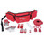 Lockout Belt Kit, Red Fabric, Contains 20 Components