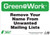 Green At Work Sign, 7X10