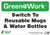 Green At Work Sign, 7X10