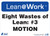 Lean At Work Sign, 10x14
