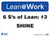 Lean At Work Sign, 10x14