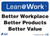 Lean At Work Sign, 10x14