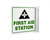 Eco Safety L Sign, 7X7