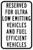 Eco Parking Sign, 18X12, EGP