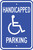 Eco Parking Sign, 18X12, EGP