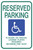 Eco Parking Sign, 18X12, EGP