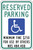 Eco Parking Sign, 18X12, EGP
