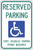 Eco Parking Sign, 18X12, EGP
