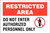 Eco Security Sign, 10X14