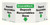 Green At Work TriView Sign, 7.5X20
