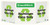 Green At Work TriView Sign, 7.5X20