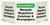 Green At Work TriView Sign, 7.5X20